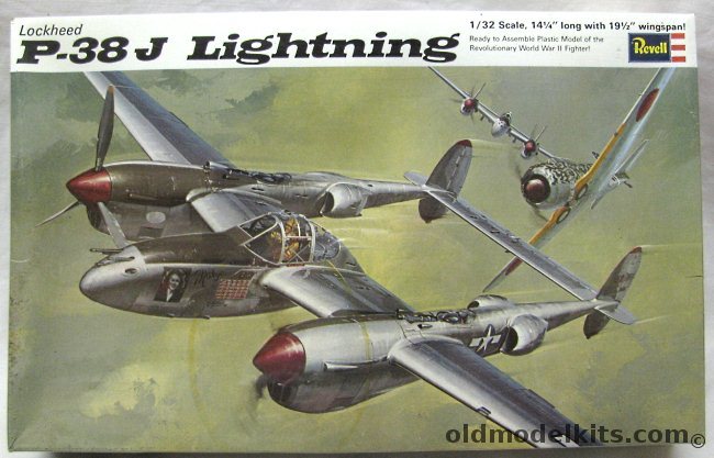 Revell 1/32 Lockheed P-38J Lightning - Major Richard Bong's Aircraft, H280 plastic model kit